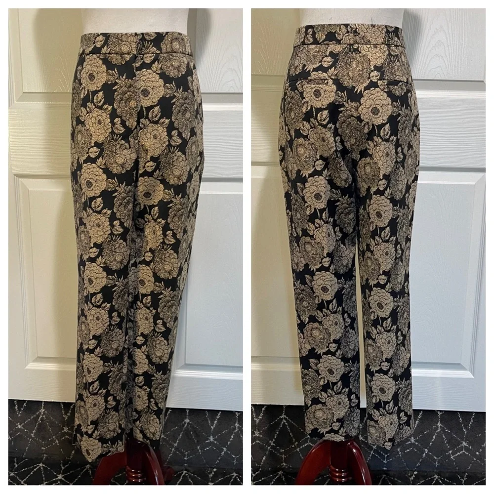 NWT! Ann Taylor - Woman's Gilded Blossom Ankle Pants $98.00